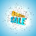 Bigbang Sale business template. Sale background. Vector Royalty Free Stock Photo