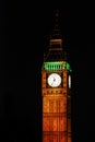 The bigben at night