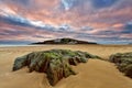 Bigbury on sea, Burgh Island Royalty Free Stock Photo