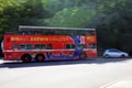 Bigbus Darwin Explorer with tourists onboard