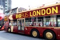 BigBus London sightseeing bus in London Royalty Free Stock Photo