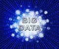 Bigdata Flow Stream Of Big Data 2d Illustration