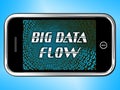 Bigdata Flow Stream Of Big Data 3d Rendering