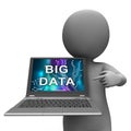 Bigdata Flow Stream Of Big Data 3d Rendering