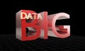 Bigdata logo - 3D illustration