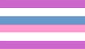 Bigender flag illustration isolated.