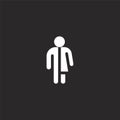 bigender icon. Filled bigender icon for website design and mobile, app development. bigender icon from filled gender identity