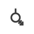 Bigender vector icon Royalty Free Stock Photo