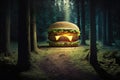 Bigfood in the forest