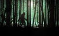 Bigfoot really exists. Royalty Free Stock Photo