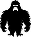 Bigfoot - high quality vector logo - vector illustration ideal for t-shirt graphic Royalty Free Stock Photo