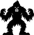 Bigfoot - high quality vector logo - vector illustration ideal for t-shirt graphic Royalty Free Stock Photo