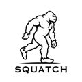 Bigfoot sasquatch icon