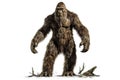 bigfoot isolated on white background. Generated by AI