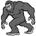 Bigfoot Mascot Illustration