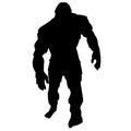 Bigfoot vector eps illustration by crafteroks Royalty Free Stock Photo