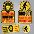 Bigfoot Warning Signs