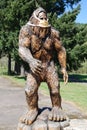 Bigfoot wearing mask during COVID-19 pandemic