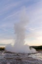 Biggest active geysir of Iceland after impressive eruption, Strokkur