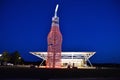 The biggest bottle of soda in the world.