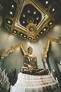 The Biggest Buddha made of gold, Wat trai mit wittayaram, bangkok, Thailand.