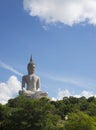 Biggest Buddha sculpture in Mukdahan, Thailand.