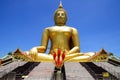 Biggest Buddha statue in Thailand Royalty Free Stock Photo