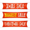 Biggest Christmas sale banners