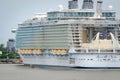 Biggest cruise ship, Allure of the Seas Royalty Free Stock Photo