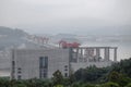 Hydroelectric Power Station Three Gorges Dam on Yangtze river in China