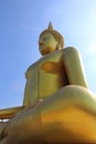 Biggest Sitting Buddha in Thailand in Ang Thong, Thailand