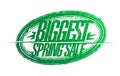 Biggest spring sale stamp imprint