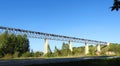 Biggest train bridge, Lithuania Royalty Free Stock Photo