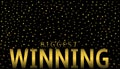 Biggest Winning illustration Royalty Free Stock Photo