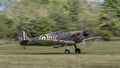 Supermarine Spitfire vintage World War Two British fighter aircraft Royalty Free Stock Photo