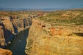 Bighorn Canyon and river in Wyoming Royalty Free Stock Photo