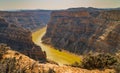 Bighorn Canyon and river in Wyoming Royalty Free Stock Photo