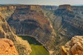 Bighorn Canyon and river in Wyoming Royalty Free Stock Photo