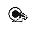 Bighorn Head logo vector
