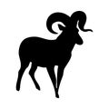 Bighorn Sheep Silhouette