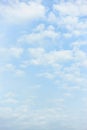 Bight blue spring sky with clouds Royalty Free Stock Photo