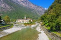 Bignasco in the Maggia Valley Ticino in Switzerland