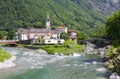 Bignasco village, Ticino, Switzerland Royalty Free Stock Photo