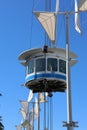 Bigo is a panoramic lift, Porto Antico, Genoa, Liguria, Italy