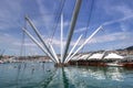 The Bigo in Port of Genoa, Italy