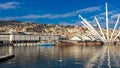 The Bigo in Port of Genoa, Italy Royalty Free Stock Photo