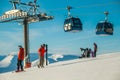 BigWood Kirovsk ski resort in Khibiny Mountains Royalty Free Stock Photo