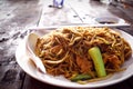 Bihun Goreng Or Fried Bee Hoon Noodle Royalty Free Stock Photo