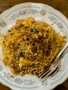 Bihun goreng, traditional food from indonesia fried thin delisious, spicy, tasty, umaminoodle