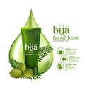 Bija Seed Natural Moisture Skin Care Cosmetic.